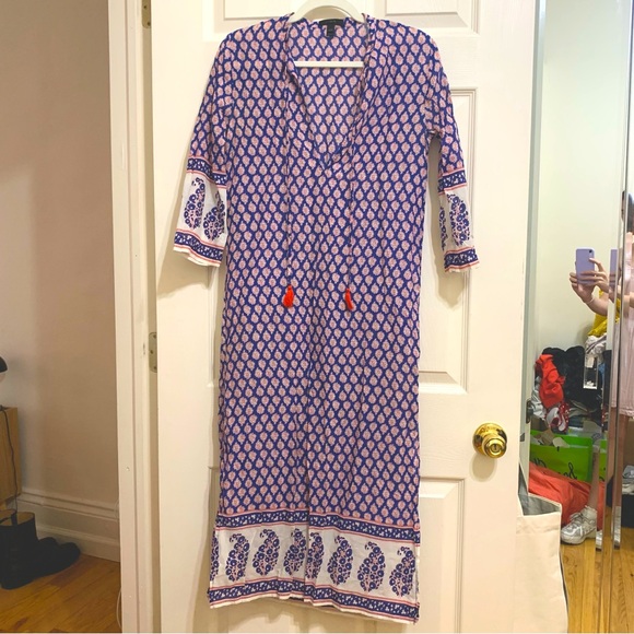 J. Crew Caftan Maxi Swim Cover - Picture 1 of 6